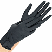 Nitril-Handschuh Safe Light puderfrei XL 24cm schwarz VE=100 Stück