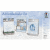 Adventskalender-Set Geschenktüten Frosty 12x19x6cm