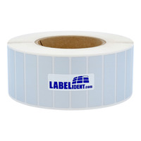 Thermotransfer-Etiketten 50,8 x 12,7 mm, silber, 3.000 Checkerboard Sicherheitsetiketten auf 1 Rolle/n, 3 Zoll (76,2 mm) Kern, Polyesteretiketten