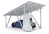 Titelbild: Solarcarport SP40/5-1 inkl. Wallbox, Schaltschrank und Regenrinne, Aluminium, Durchfahrtshöhe 2.200 mm, SoloPort