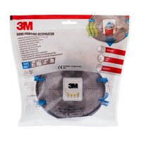 3M™ Aura™ Maske für Handlackierarbeiten 9922, FFP2, mit Ventil