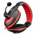 Snopy Fejhallgató - SN-4488 (mikrofon, 3.5mm jack, hangerőszabályzó, nagy-párnás, 2.1m kábel, fekete-piros)