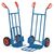 Fetra steel sack trucks with fixed and folding toe plates