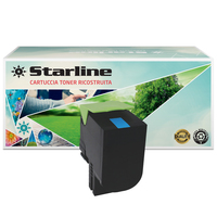 Starline - Toner Ricostruito - per Lexmark - Ciano - 70C2HC0 - 3.000 pag