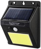 Sygonix napelemes fali lámpa fekete (SY-5626572)