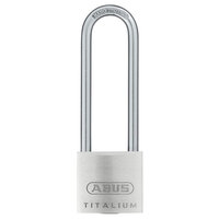 ABUS 56374 64TI/30mm TITALIUM™ Padlock 60mm Long Shackle Carded