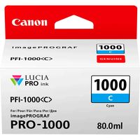 Canon Tintentank PFI-1000 C, cyan