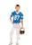 Disfraz de Jugador de Fútbol Americano azul para niño 5-6A
