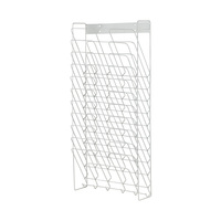 Multi-Section Leaflet Hanger / Wall-Mounted Leaflet Holder / Multi-Section Leaflet Holder / Wall-Mounted Hanger "Tundra" | white similar to RAL 9010 l