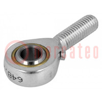 Ball joint; 10mm; M10; 1.5; right hand thread,outside