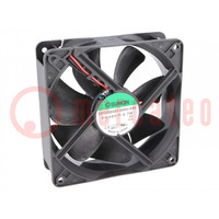 Fan: DC; axial; 48VDC; 120x120x38mm; 234.4m3/h; 48dBA; ball bearing