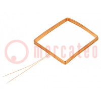 Antenna; RFID; 125kHz; Body dim: 45x51x4mm; Usable dim: 41x47x4mm