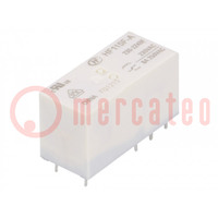 Relay: electromagnetic; DPDT; Ucoil: 230VAC; 8A; 8A/250VAC; PCB