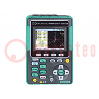 Meter: power quality analyser; LCD 3,5"; Resolution: 320x240