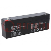Batteria ric: acido-piombo; 12V; 2,3Ah; AGM; senza manutenzione