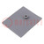 Heat transfer pad: silicone; SOT93,TOP3; 0.4K/W; L: 24mm; W: 20mm