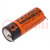 Battery: lithium; 3.6V; 18505; 3500mAh; Ø18.5x50.5mm; 2pin