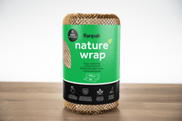 NatureWrap Waben-Polstermaterial Rolle Breite 0,40 m x Länge 9 m, Geami Kraftpapier + Seidenpapier verwendungsfertig als Rollenware, umweltfreundlich und recycelbar