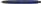 Füllfederhalter Capless Matt, Mit Druckmechanik, 18 Kt. rhodinierte Goldfeder (B), mit Titan überzogen, Blau
