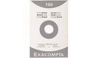 EXACOMPTA Karteikarten, 100 x 150 mm, blanko, weiß (8701858)