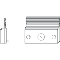 Produktbild zu MACO köztes betét közép-rúdzárhoz 13V 11 mm, 9V 6 mm, SV33/SV103-hoz (356970)