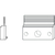 Produktbild zu MACO köztes betét közép-rúdzárhoz 13V 11 mm, 9V 6 mm, SV33/SV103-hoz (356970)