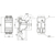 Skizze zu IDENCOM Fingerscanner BioKey Gate New Line APP, mit Steuerung mit 2 Relais