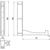 Skizze zu Billenő akasztó süllyeszthető - 1 akasztó,magasság 93 mm,krómozott polírozott
