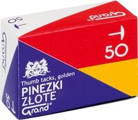 Pinezki Grand, 50 sztuk, złoty