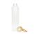Detailansicht Glass bottle with sleeve "Bamboo" 0,75 l, transparent/grey