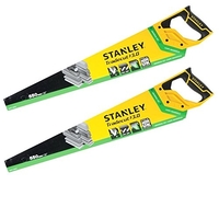 STANLEY TRADE CUT 3.0 LOT DE 2 SCIES MANUELLES UNIVERSELLES 7TPI À COUPE RAPIDE