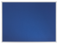 Stellwandtafel ECO Filz/Filz, Aluminiumrahmen, 1200 x 1500 mm, blau