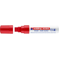 Edding 4090 marcador de tiza Cincel Rojo 1 pieza(s)