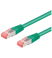 Goobay 1.5m CAT6a-150 networking cable Green