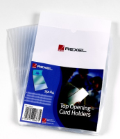 Rexel Card Holders A4 Clear (25)
