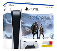 Sony PlayStation 5 + God of War Ragnarök 825 GB Wi-Fi Czarny, Biały