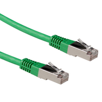 ACT 0.5m Cat6a SSTP netwerkkabel Groen 0,5 m S/FTP (S-STP)
