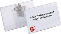 5Star 930758 targhetta non-metallica Trasparente
