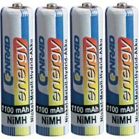 Conrad 251111 huishoudelijke batterij Oplaadbare batterij AAA Nikkel-Metaalhydride (NiMH)