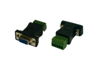 EXSYS EX-47999 tussenstuk voor kabels RS-422/485 5-pin Zwart