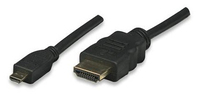 Techly ICOC-HDMI-4-AD3 HDMI-Kabel 3 m HDMI Typ A (Standard) HDMI Typ D (Mikrofon) Schwarz