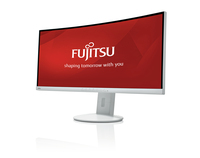 Fujitsu B34-9 UE monitor komputerowy 86,4 cm (34") 3440 x 1440 px UltraWide Quad HD LED Czarny, Szary