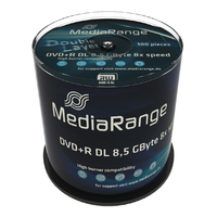 MediaRange MR470 DVD vergine 8,5 GB DVD+R DL 100 pz