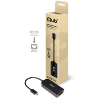 CLUB3D CAC-1520 csatlakozó átlakító USB C Ethernet Fekete