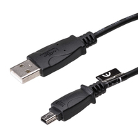 Akyga AK-USB-22 USB kábel 1 M USB 2.0 USB A Micro-USB B Fekete