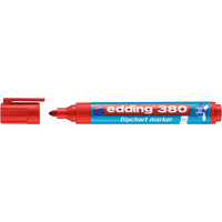 Edding 380 marcador 1 pieza(s) Punta fina Rojo