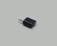 BKL Electronic 1102050 csatlakozó átlakító 2.5mm Fekete