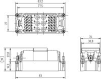 Amphenol C14610A04250013 moduł kluczowy