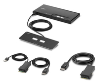 Belkin F1DN102MOD-PP-4 switch per keyboard-video-mouse (kvm) Nero