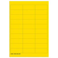 Brady 235083 self-adhesive label Rectangle Yellow 750 pc(s)